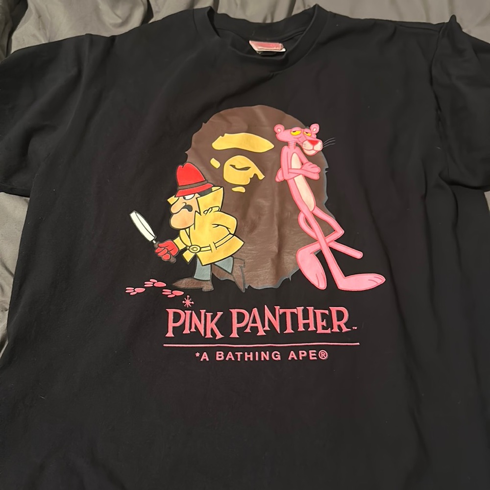 Bape pink panther shirt